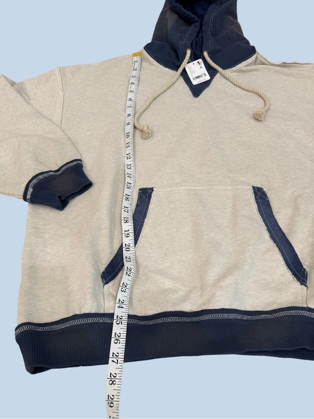 NEW We the Free People Lou Baked Hoodie Small Oversized NWT $168 Retail - Picture 9 of 12